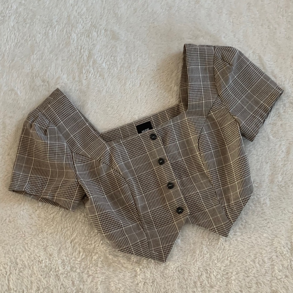 Plaid Top (Separate)